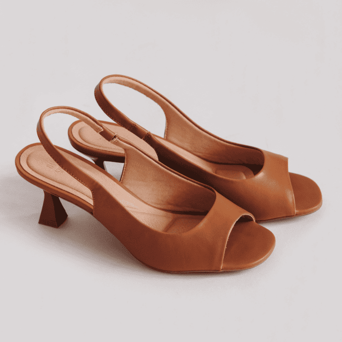 Peep Toe Dann'Shoes Salto Carretel 6cm